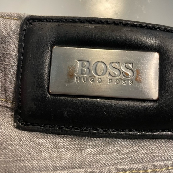 Hugo Boss Mens 34x32 Gray Jeans Sweet - Picture 4 of 5